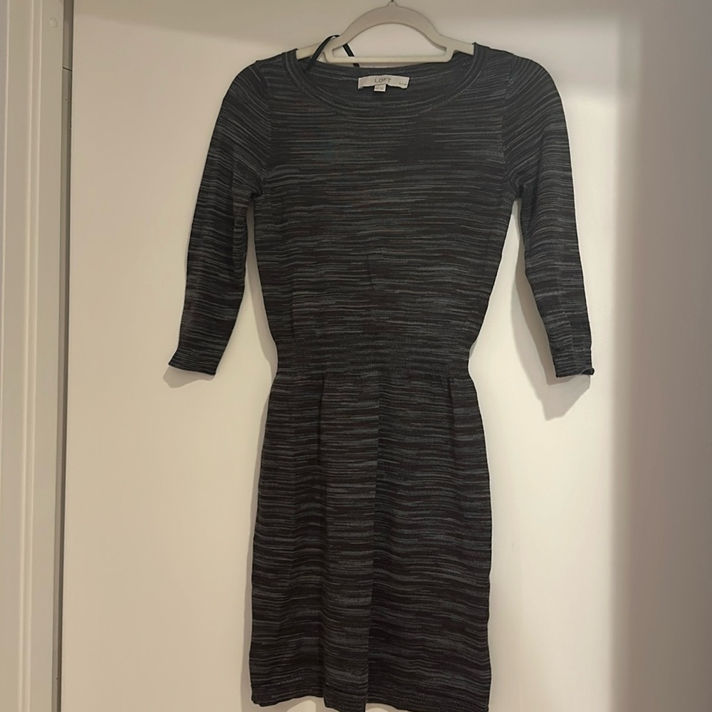 Wool Bodycon Dress, XS petite
